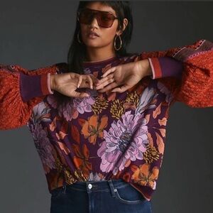 Anthropologie Pullover Blouse